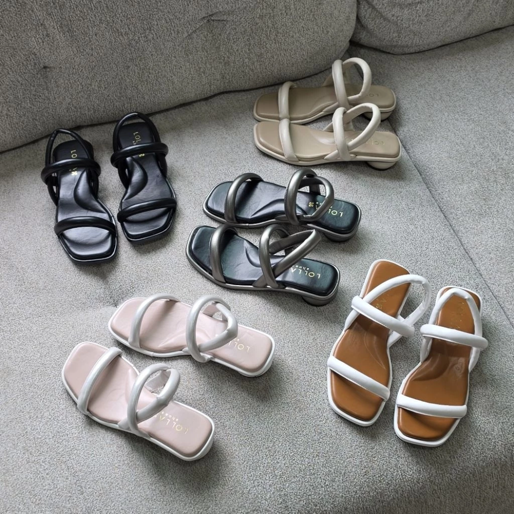 OHODOODEE Lolla "รัดส้น Strap" Cozy ( รองเท้าทรงรัดส้นที่มีสายคาดกระชับ เดินสับได้ทั้งวันไม่มีหลุด) NN018