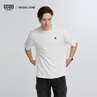 CC DOUBLE O COTTON JERSEY OVERSIZED TEE ผู้ชาย เสื้อยืดทรงโอเวอร์ไซส์คอตตอนเจอร์ซีย์ รุ่น O26WGMA025 (AW26 #P1)