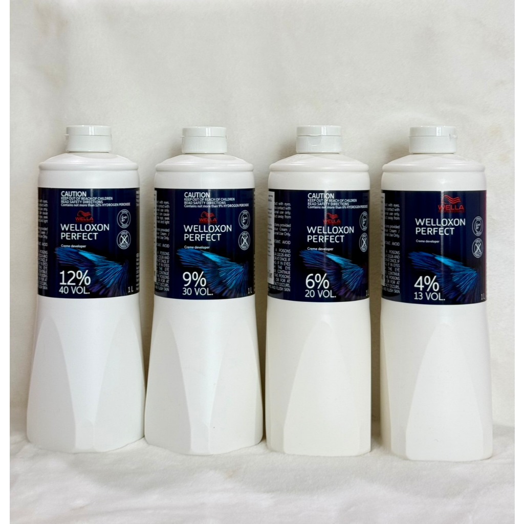 WELLA PROFESSIONAL WELLOXON PERFECT 4 6 9 12 % 1000 ML.สำหรับผสมครีมเปลี่ยนสีผม และ ฟอกสีผม