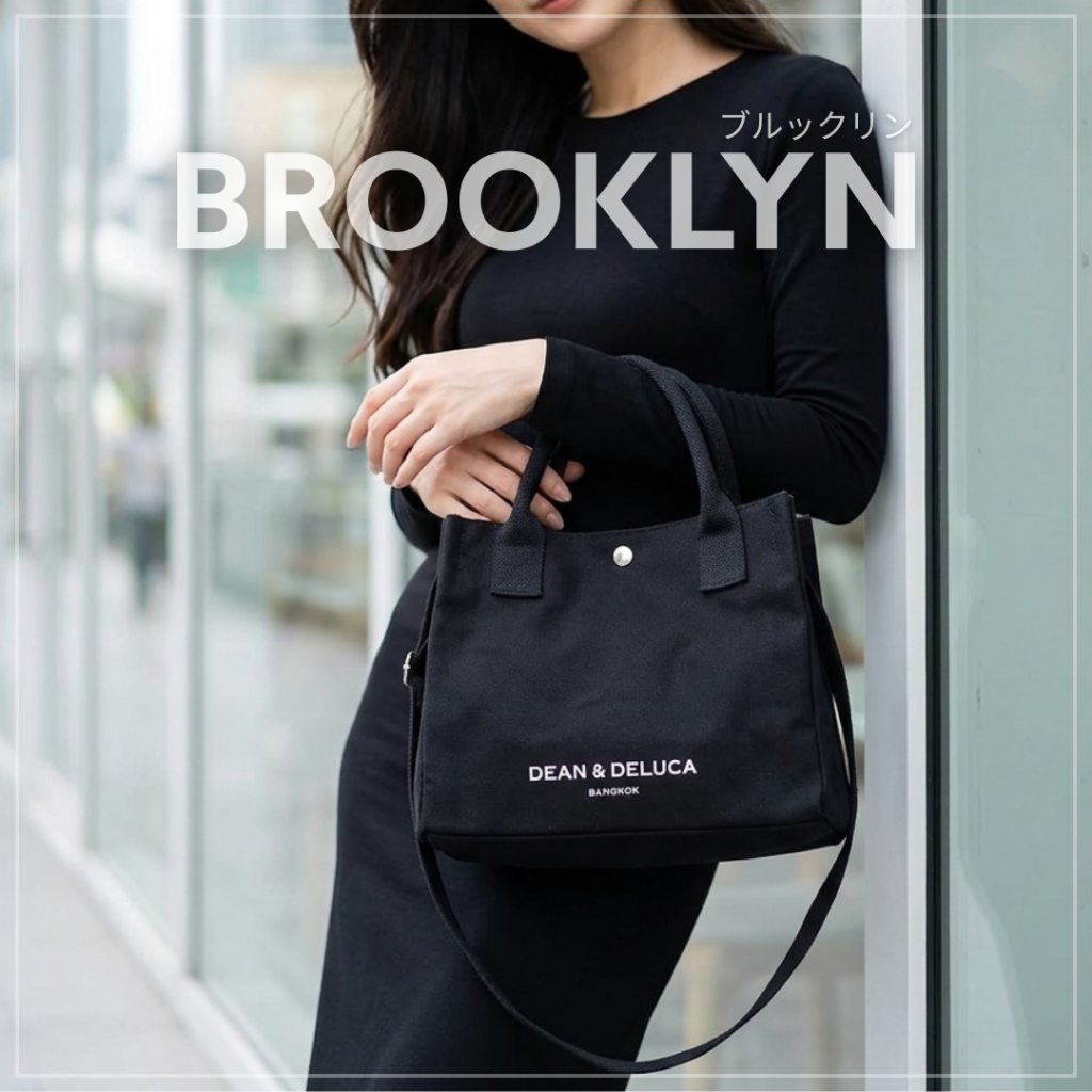 BLACK BROOKLYN TOTE BAG SQUARE_BLACK