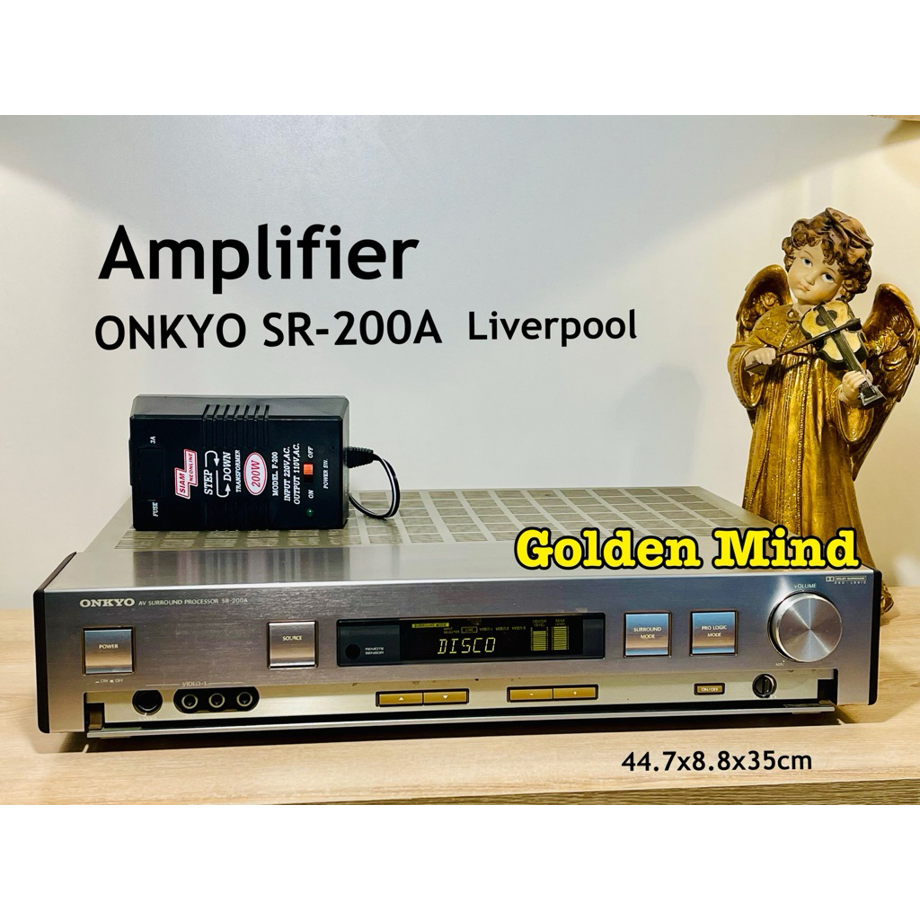 A-01-160669 ONKYO SR-200A เครื่องขยายเสียงรอบทิศทางมือสองจากประเทศญี่ปุ่น