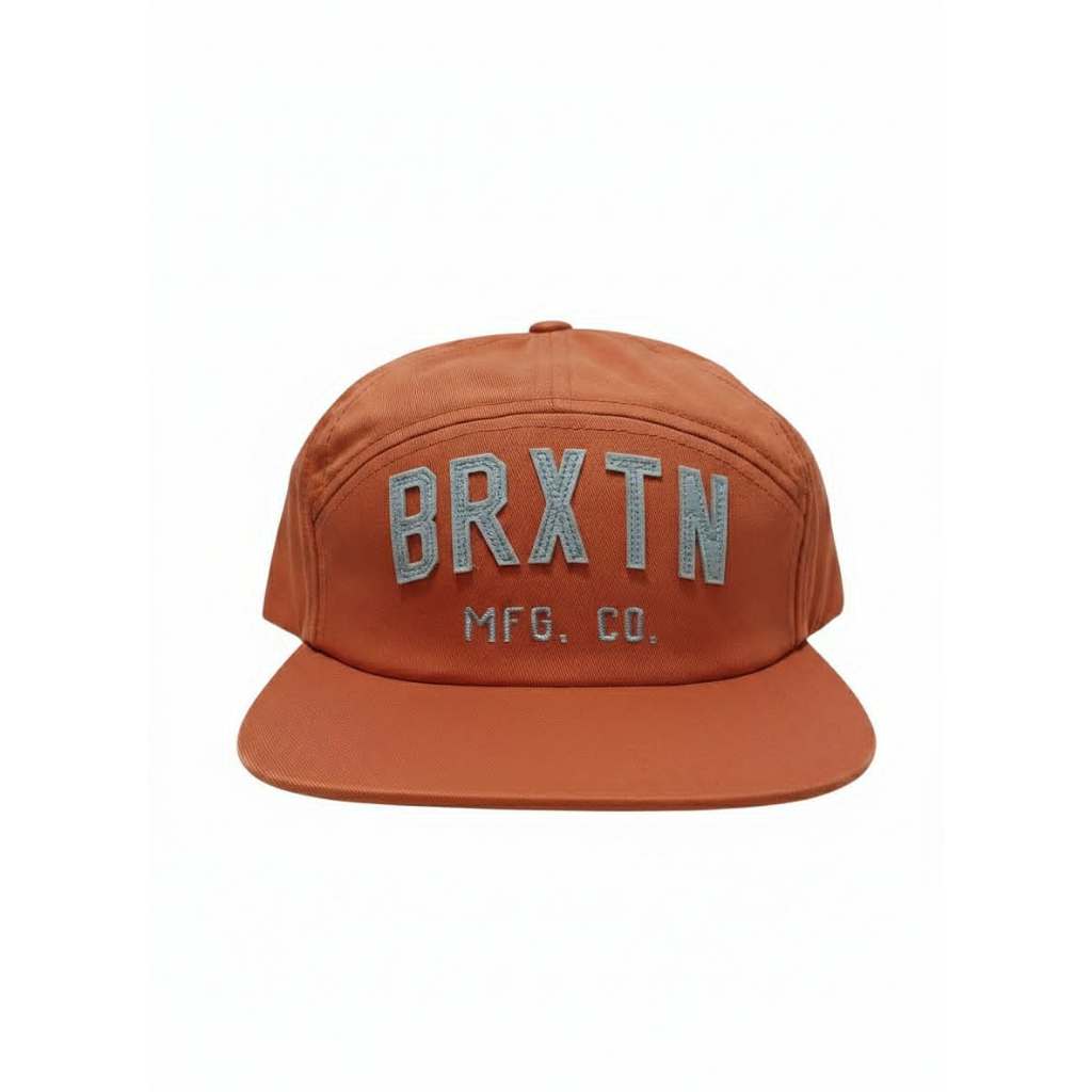 Brixton Ike 5 Panel Cap Rust