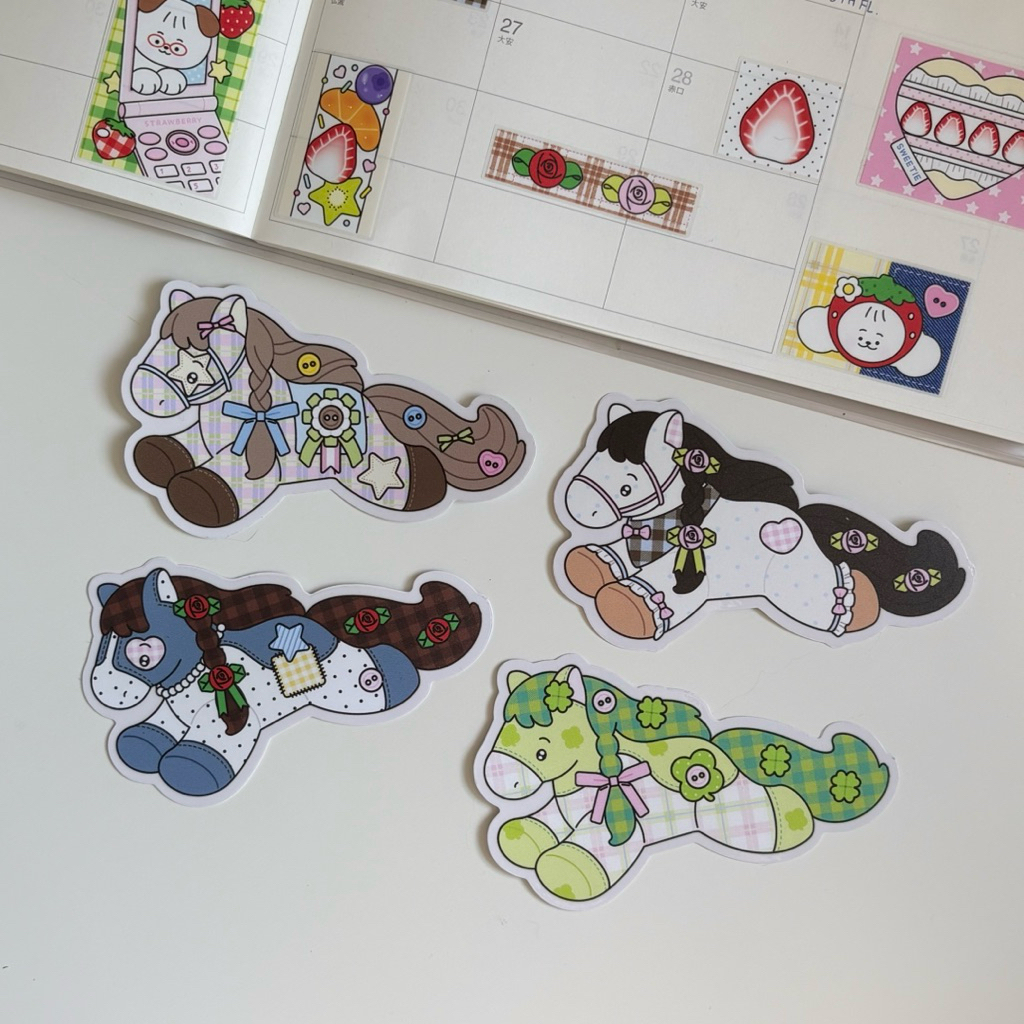 Pony 🐴⭐️ PVC sticker กันน้ำ ลอกออกไม่ทิ้งคราบกาว