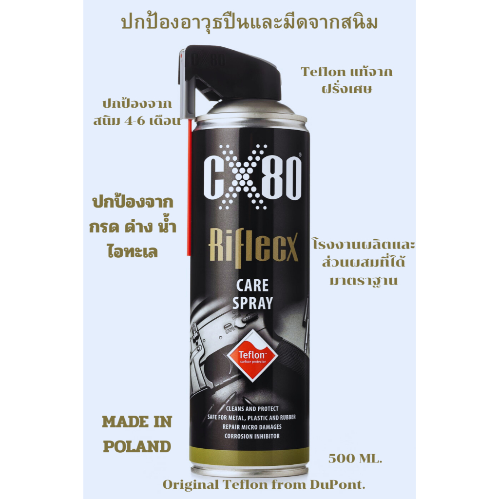 riflecx-care spray 500ml สเปรย์เคลือบป้องกันสนิม500มล
