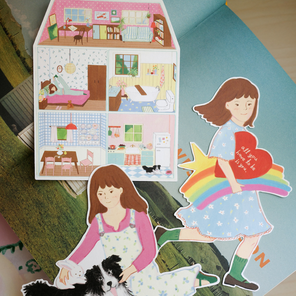 [Take Time To Make Kraam] Postcard die-cut House of kraam