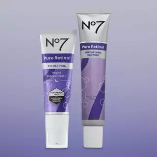 No7 Pure Retinol 1% Retinol Night Concentrate Serum 30 ML. นัมเบอร์เซเว่น เพียว เรตินอล 1% เรตินอล ไนท์ เซรั่ม