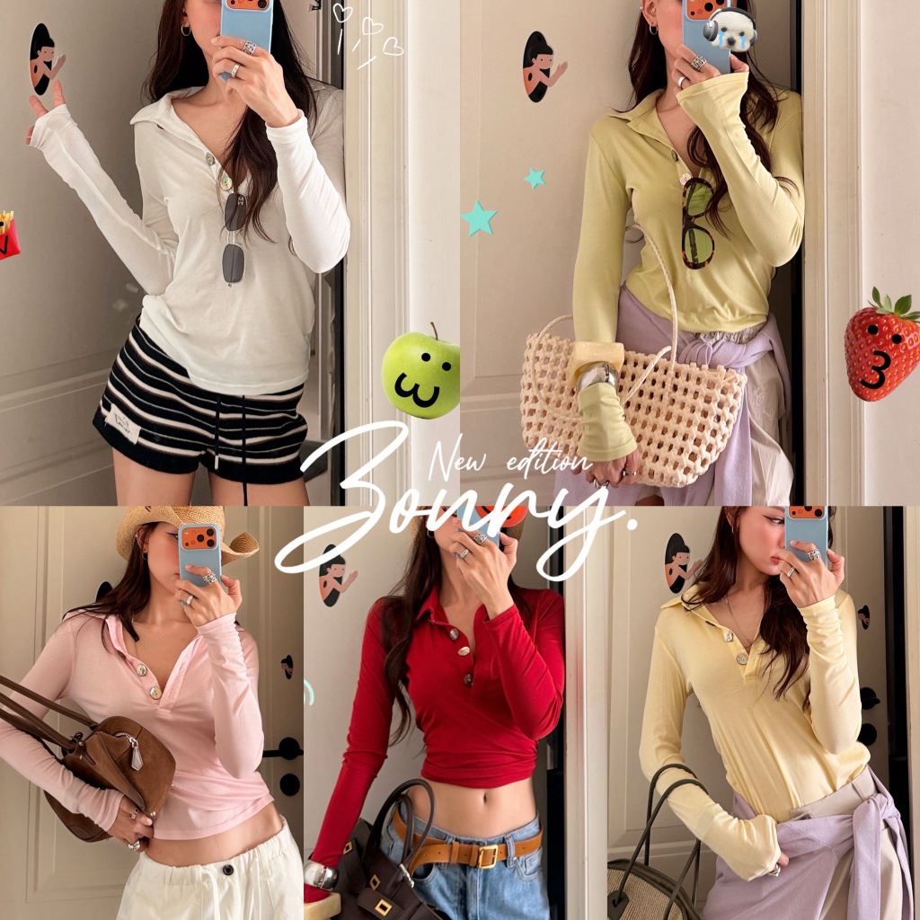 LOONNYSTORE เสื้อแขนยาวกระดุม รุ่น Zonry New Edition