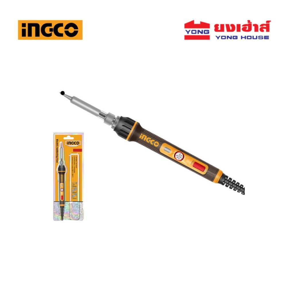 INGCO หัวแร้งบัดกรีไฟฟ้า 120W หน้าจอแสดงผลดิจิทัล สามารถปรับอุณหภูมิได้ รุ่น SI01610