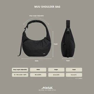 MUU SHOULDER BAG กระเป๋าสะพาย ทั้งแบบ shoulder และ crossbody