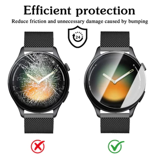 ฟิล์มกันรอยหน้าจอสำหรับนาฬิกา Xiaomi Watch S4 ขนาด 41 มม./47 มม. กระจกนิรภัย Ultra-HD ติดตั้งง่าย สำหรับ Mi Watch S5
