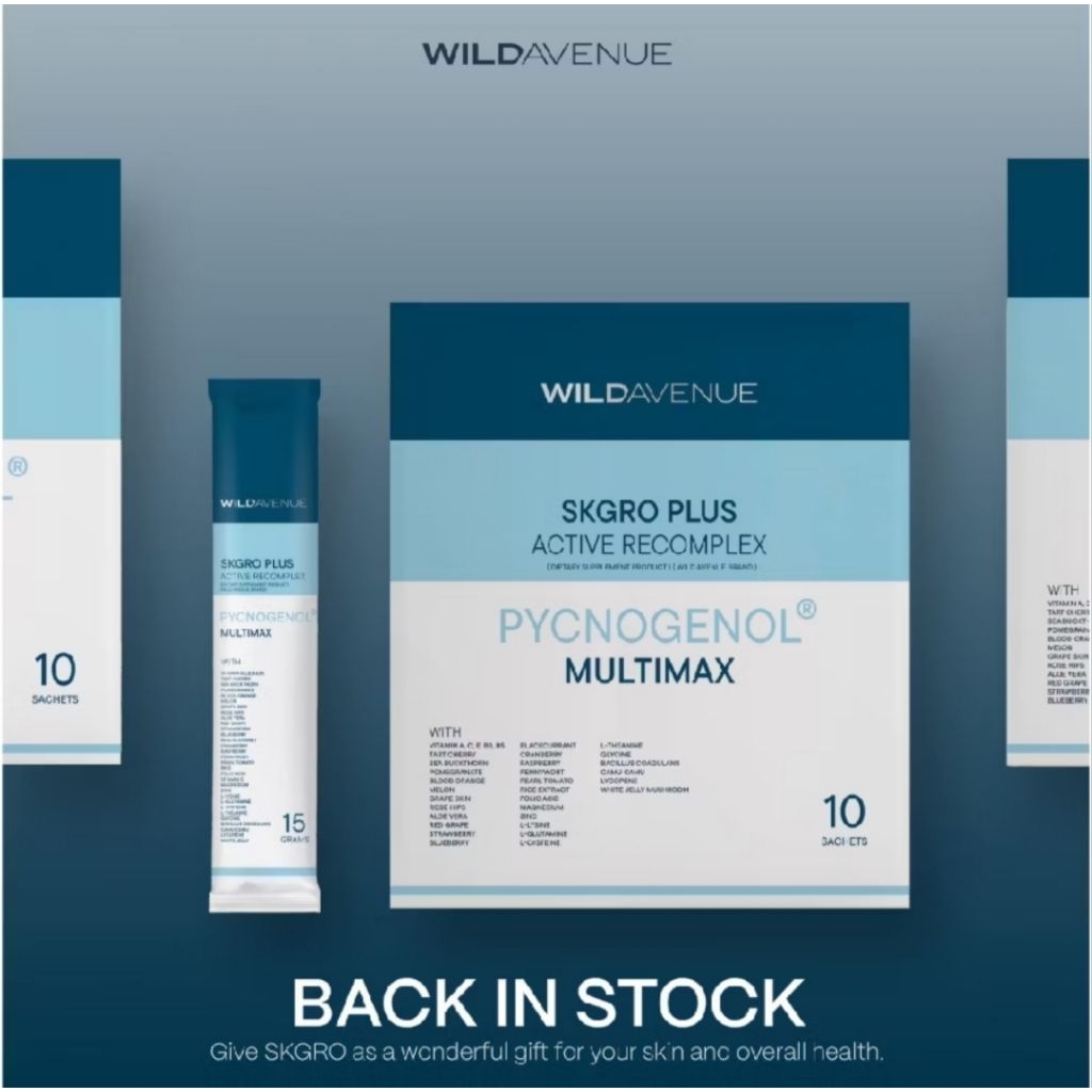 (พร้อมส่ง) Wild Avenue : SKGRO Plus Recomplex รวมวิตามินและแร่ธาตุ และกรดอะมิโนจำเป็นรวม 35 ชนิด