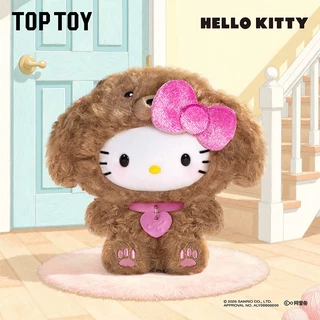 TOPTOY x Hello Kitty Puppy Party Series Plush Pendant Blind Box ซีรีส์ ตุ๊กตานุ่มเกาะกระเป๋า ของสะสมน่ารัก 100%ORI