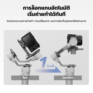 [พร้อมส่ง] DJI RS 4 Mini - Ronin Stabilizer | กิมบอลกล้อง ไม้กันสั่น | ล็อกแกนอัตโนมัติ ถ่ายได้ทันที | ระย