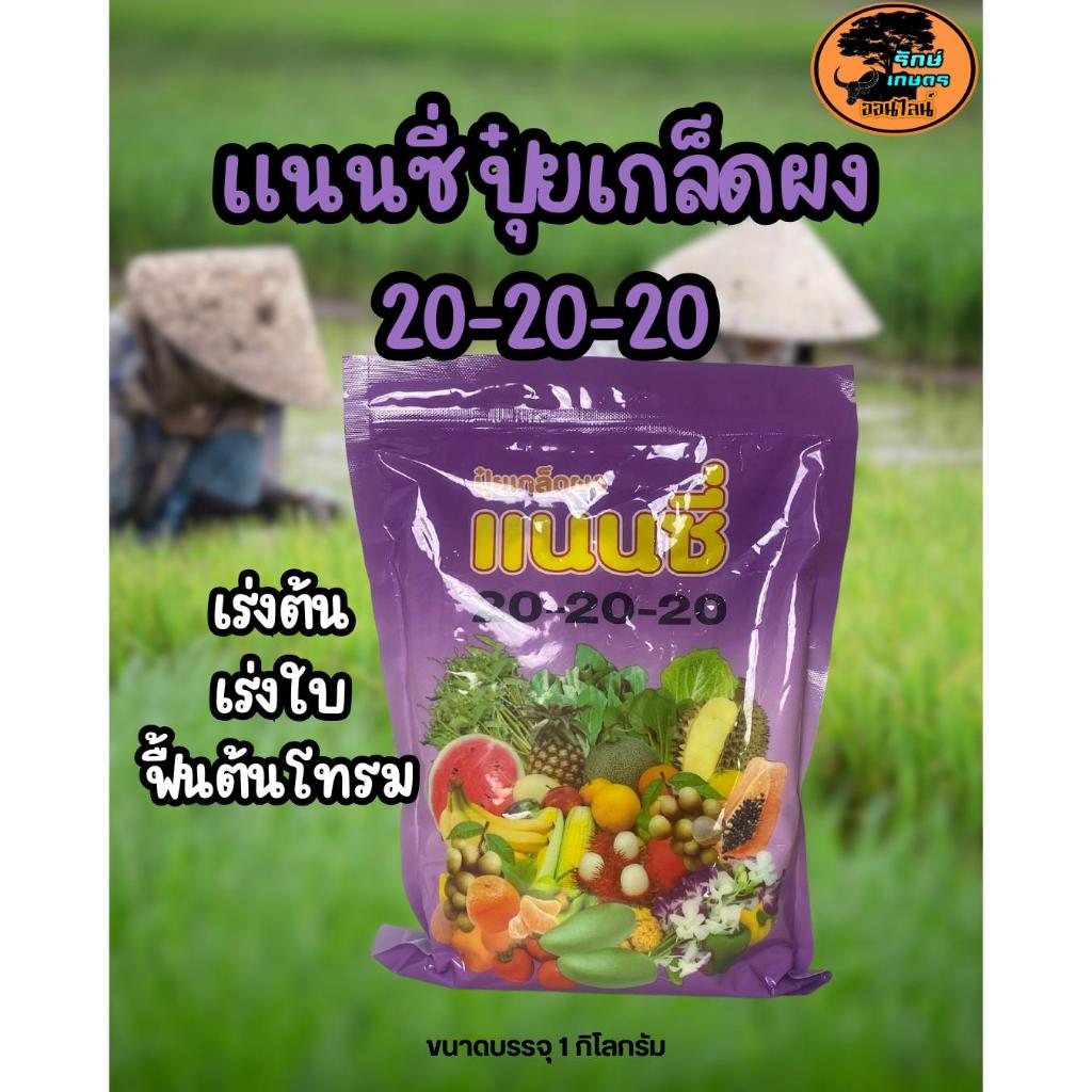 ปุ๋ยเกล็ด,ปุ๋ยเกล็ดผง แนนซี่ สูตร 20-20-20 เร่งต้น เร่งใบ