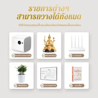 URBANNEST ชั้นวางของติดผนังไม้ลายไม้ หนา12มิลลิเมตร รับน้ำหนักได้10กก. ประหยัดพื้นที่ตกแต่งผนังบ้าน