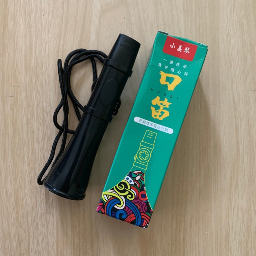 GOKEI Kazoo สีดำ พร้อมกล่องและคู่มือญี่ปุ่น เครื่องดนตรีฮัมเสียง Kazoo Musical Instrument ของแท้จากญ