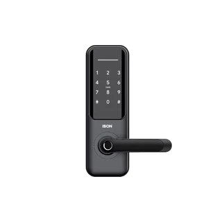 [NEW] ISON Digital Door Lock ประตูดิจิตอลล็อค ติดแทนลูกบิด สแกนนิ้วมือ มี Bluetooth รุ่น SSL-L5102 BL ไม่รวมค่าติดตั้ง