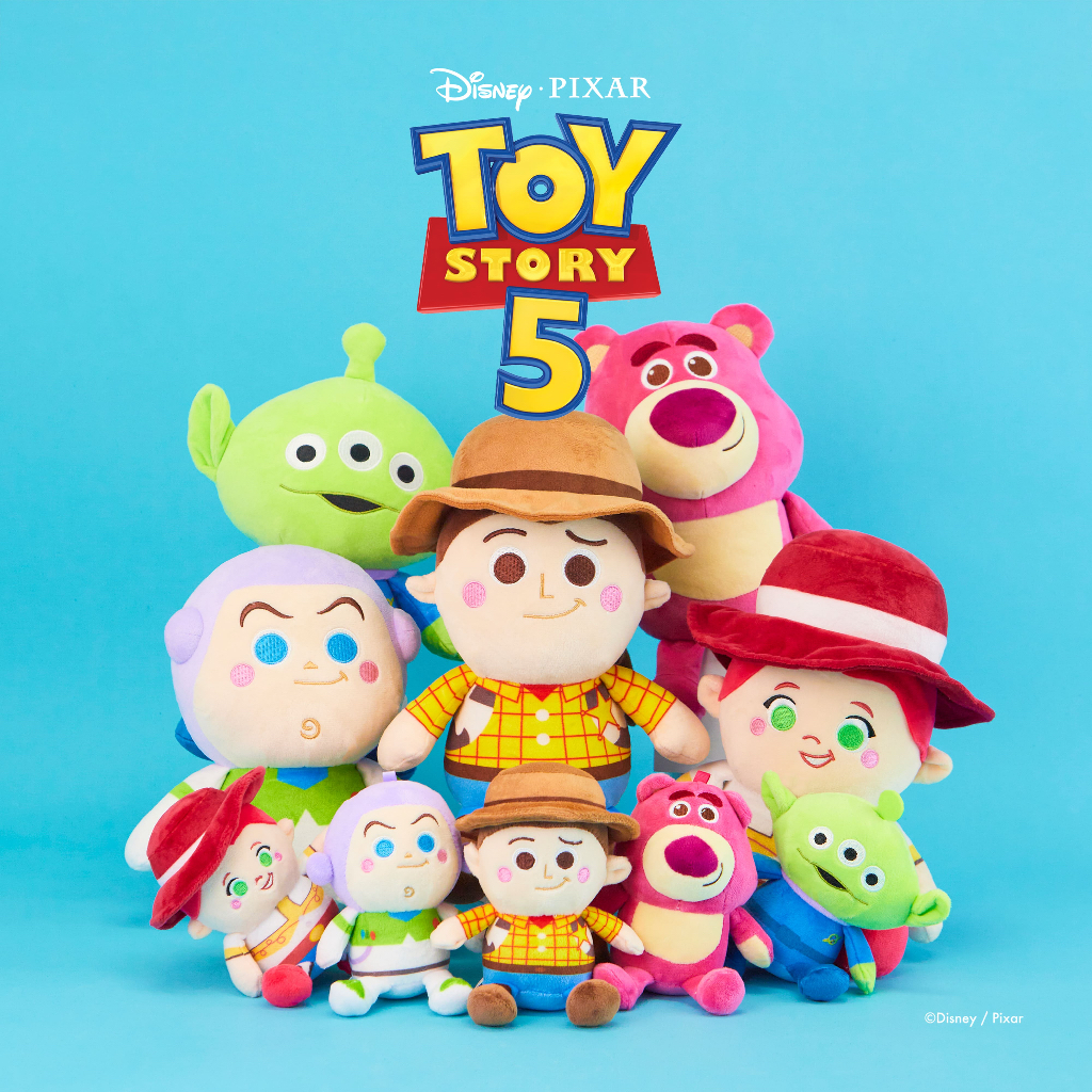 Disney Toy Story Plush & Keychain - ตุ๊กตาและพวงกุญแจทอยสตอรี่
