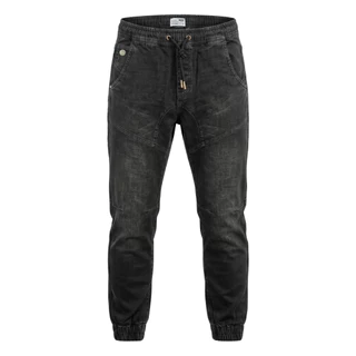 DAVIE JONES [BE FEARLESS] กางเกงจ็อกเกอร์ผู้ชาย Slim Fit Joggers สีดำ กรม น้ำเงิน GP0166