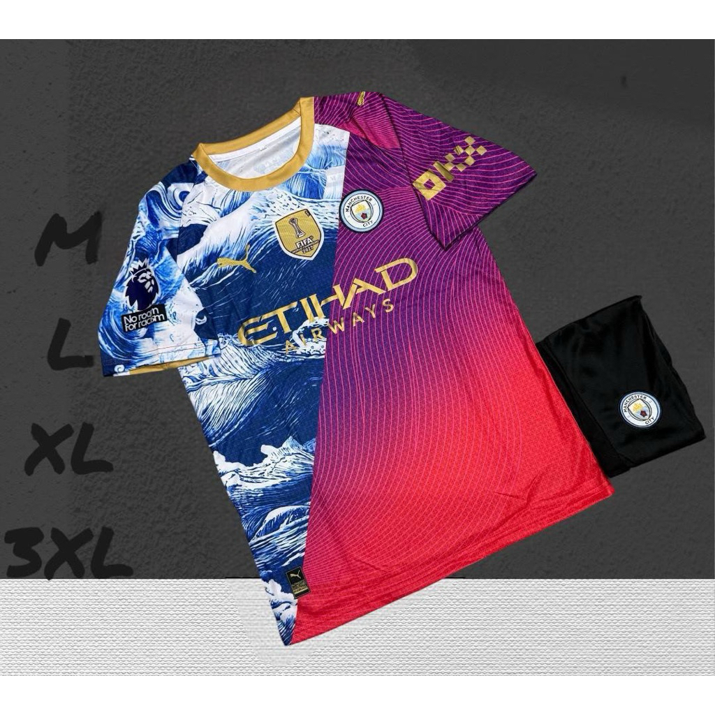 ชุดกีฬาเด็กโต ชุดบอลผู้ใหญ่ มีพร้อมส่งในไทย(เสื้อพร้อมกางกง)
