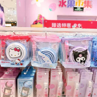 🎀พร้อมส่ง รุ่นใหม่❗️ชุดแปรงสีฟันพกพา + แก้วซิลิโคน Sanrio x MINISO ลิขสิทธิ์แท้💯