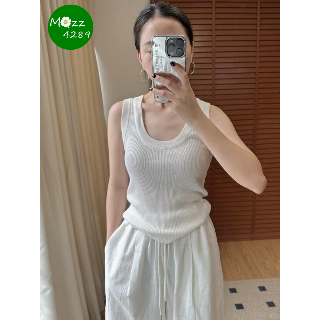 MQzz4289 *พร้อมส่ง* เสื้อกล้าม ไหมพรมผ้าร่อง ผ้านุ่มนิ่มมาก ใส่สบาย อกได้เยอะถึง 42 นิ้ว Freesize