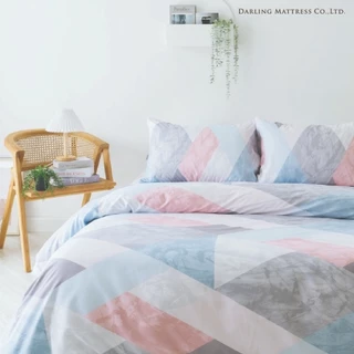 Darling Mattress ที่นอนดาร์ลิ่ง ชุดผ้าปูและผ้านวมรุ่นนาโนเทค ลายมาร์เบิ้ล
