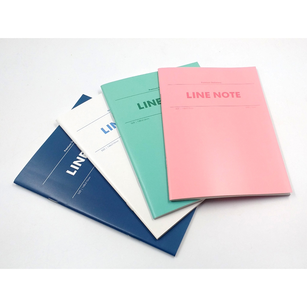 [ของแถมพิเศษ] สมุดโน้ต A5 Line Staple Note (ไม่สามารถเลือกสีของแถมได้)