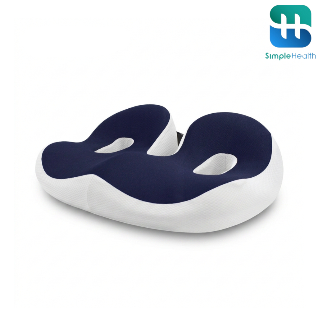 Simple Healthcare เบาะรองนั่ง ที่นั่งเพื่อสุขภาพ seat cushion วัสดุของเบาะมีคุณสมบัติไม่ลื่น ช่วยให้นั่งได้อย่างมั่นคง