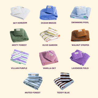 ผ้าเช็ดตัว เช็ดผม Premium Cotton Bath Item | Beneath Luxury Bedding