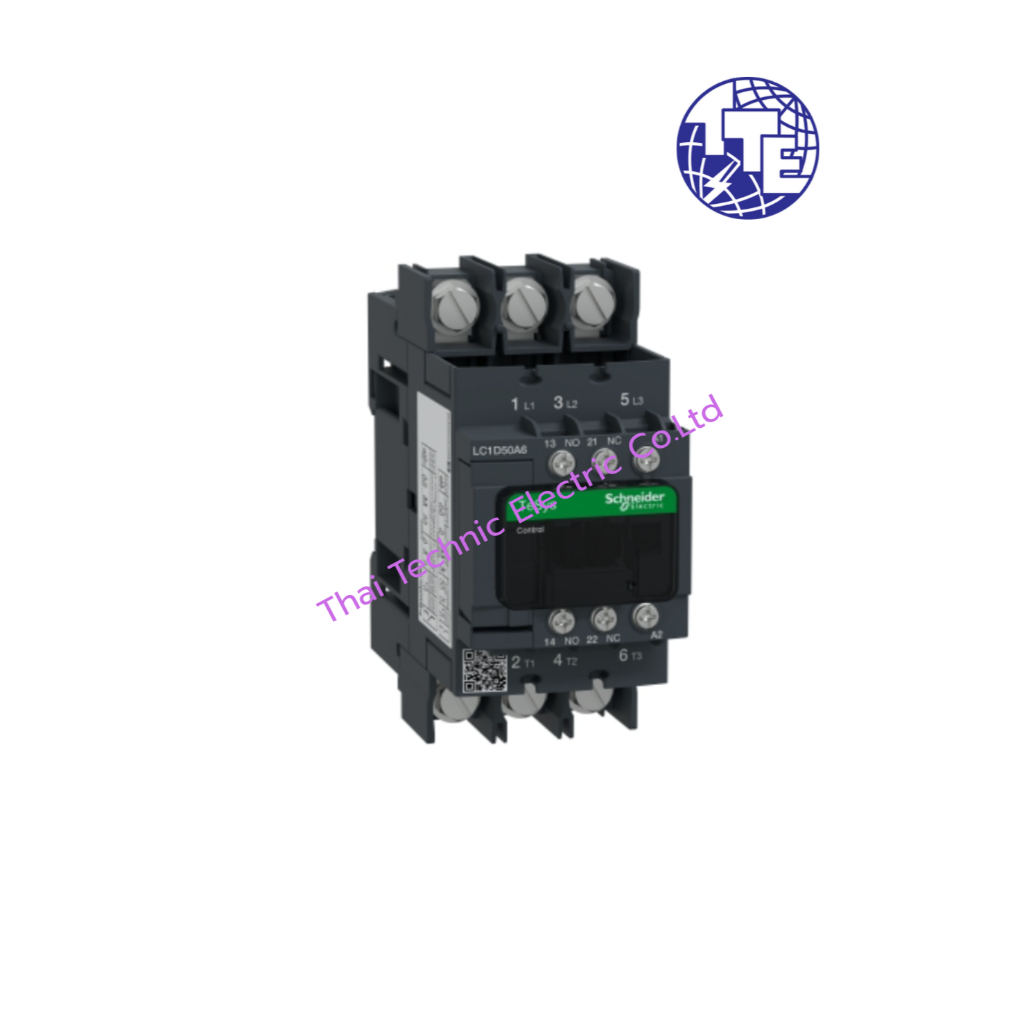 คอนแทคเตอร์ "SCHNEIDER" LC1-D50A6P7 3P 50A 440V 230VAC 6KV