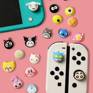 (1 ชิ้น)ปุ่มยาง / จุกยาง / ซิลิโคน Collection 2 ลายน่ารัก 70 ลาย สำหรับ🎮 Joy Con Nintendo Switch V1/V2/OLED /Lite