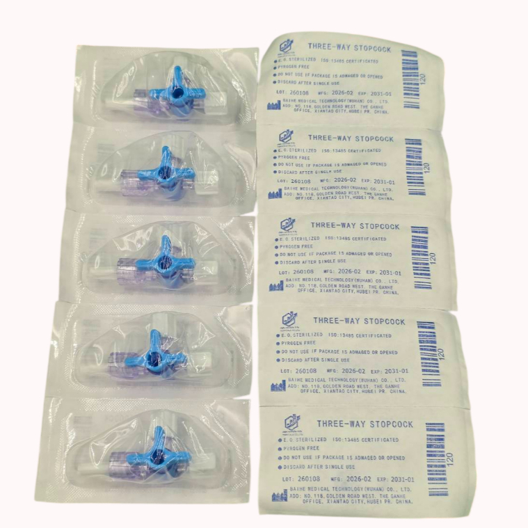 TOPK 3-Way Stopclock (50ชิ้น) ข้อต่อ 3 ทาง สำหรับเชื่อมต่อกับ IV Catheter หรือ Extension Tube