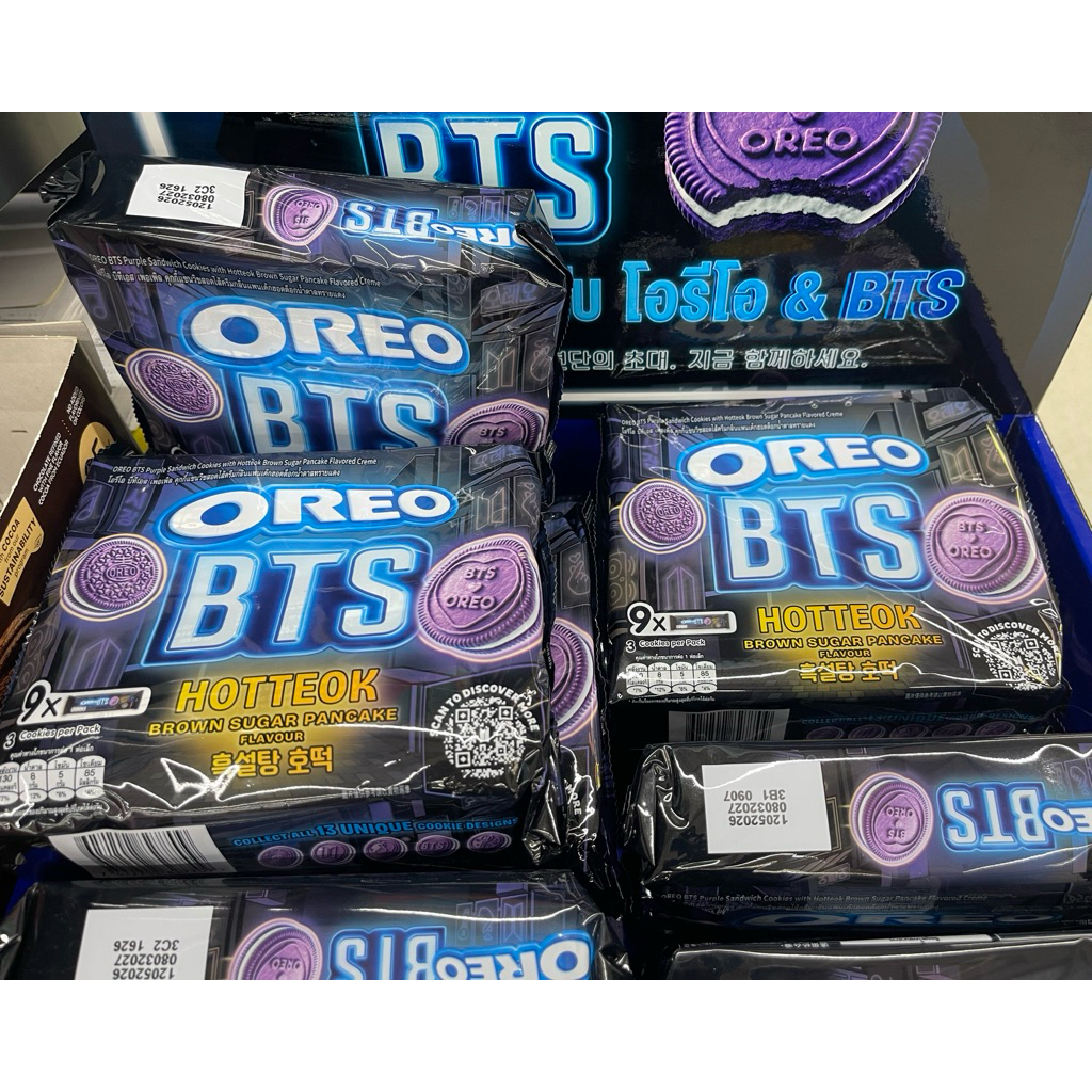 💜 OREO x BTS Limited Edition 💜 รส Hotteok & Original พร้อมส่ง