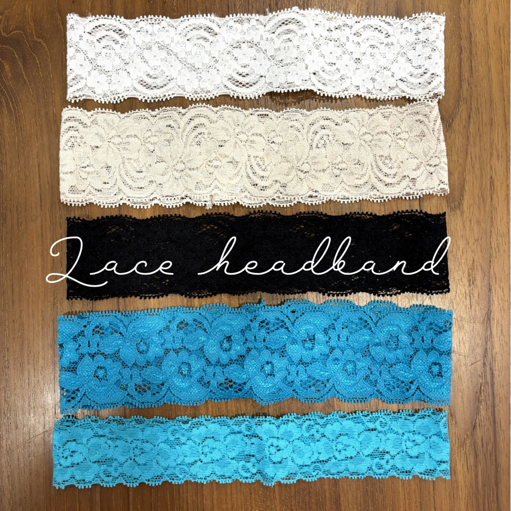 ที่คาดผมลูกไม้ peony lace headband