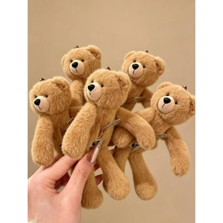 【พร้อมส่งจากไทย】Teddy Bear Plush Hair คาดผมและกิ๊บหนีบผมหมีตัวใหญ่สีน้ำตาล ขนฟูสุดน่ารัก เนื้องานเกาหลี คุณภาพพรีเมี่ยม
