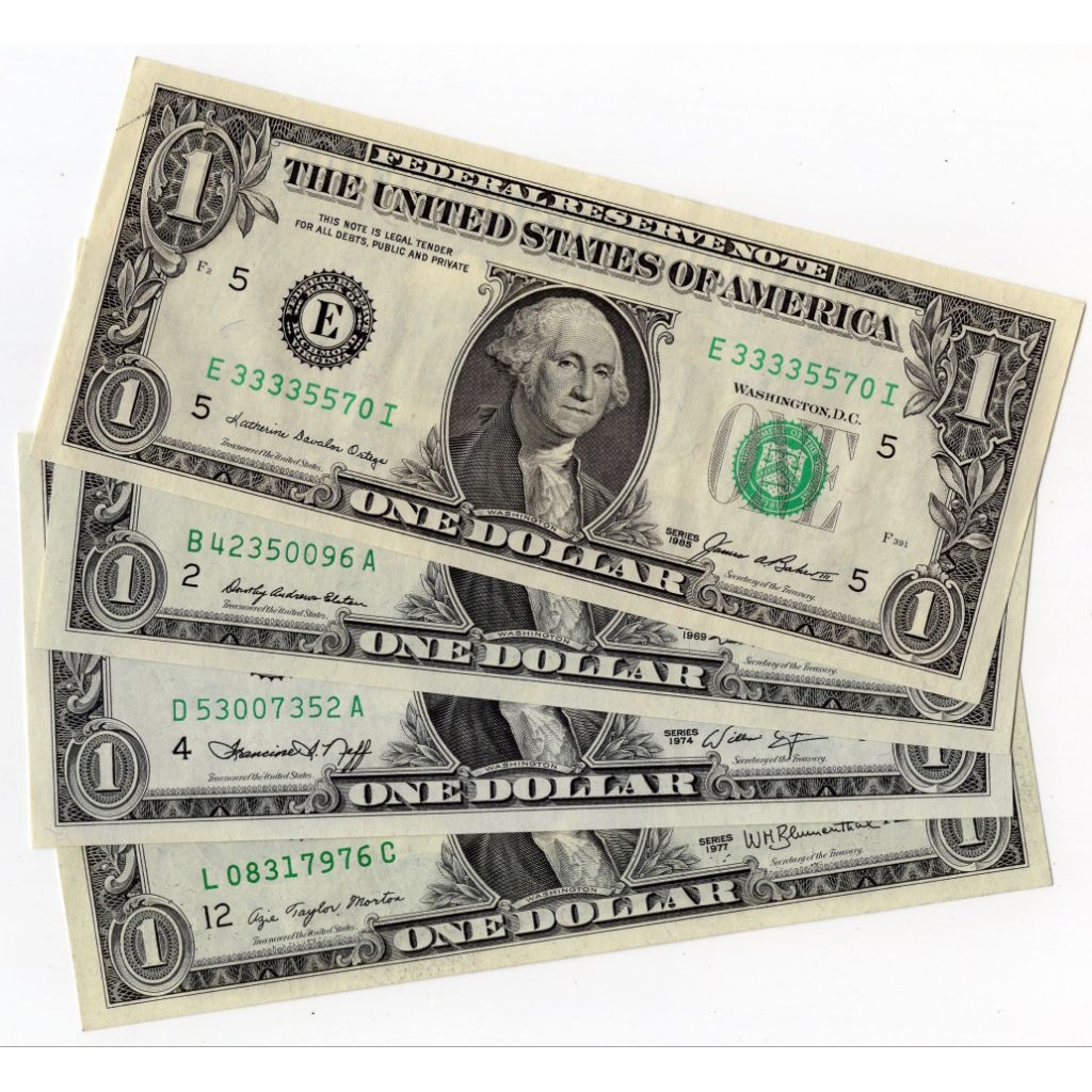 one-dollar bill คละปี (แท้)