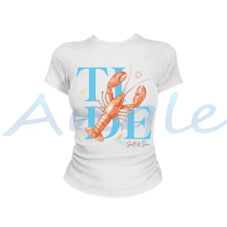 (จัดส่งตลอด 24 ชั่วโมง）Angle Official เสื้อยืดผู้หญิง Oversize สไตล์เกาหลี แฟชั่นหน้าร้อน ใส่สบาย T94