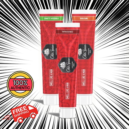 Old Spice Shaving Cream - มีให้เลือก 3 กลิ่น (70 g.) ครีมโกนหนวด ยี่ห้อ Old Spice (70 กรัม)