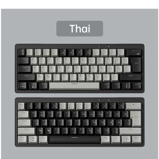 ZIFRIEND AG61 คีย์บอร์ดเกมมิ่งเชิงกล ระบบกาสเก็ต ขนาด 60% แบบเปลี่ยนสวิตช์ได้ (มีสาย) พิมพ์ภาษาไทย