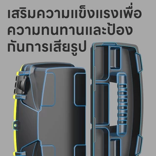 Maybuck กล่องเครื่องมือช่าง แบบพกพา กล่องเก็บชิ้นส่วนเครื่องมือไฟฟ้า มีหลายขนาด