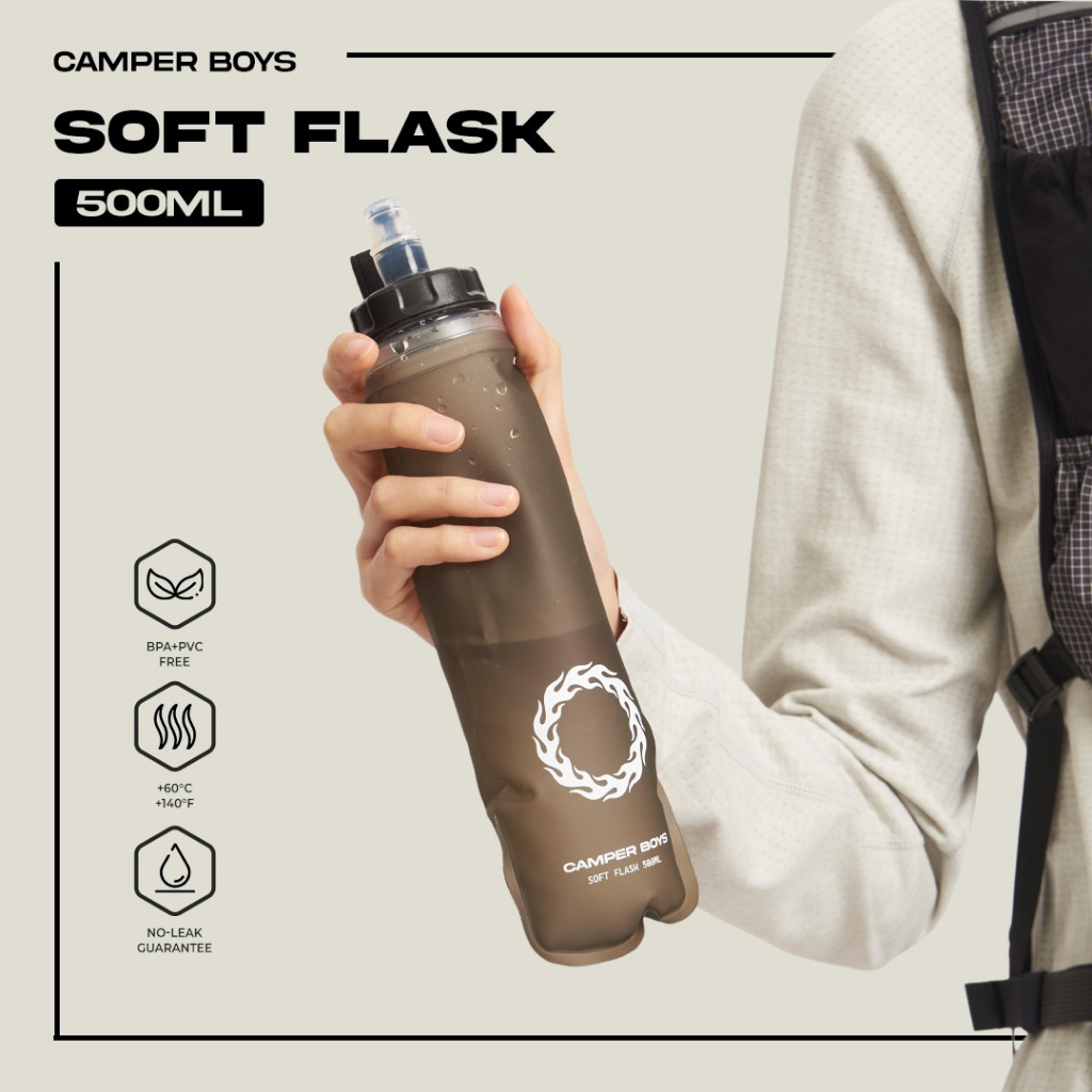 Soft Flask  500 ML ขวดน้ำนิ่ม Camper Boys