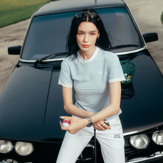 Beverly Club -เสื้อแขนสั้นสำหรับตีกอล์ฟ