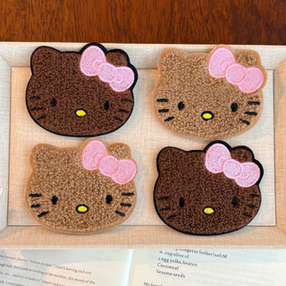 【พร้อมส่งจากไทย】Cute Kitty Magic Hair Clip กิ๊บติดผมหน้าหมีโบว์ชมพู ผ้าขนนุ่ม กิ๊บซ่อนผมเก็บผมด้านข้าง สไตล์คิ้วท์เกาหลี