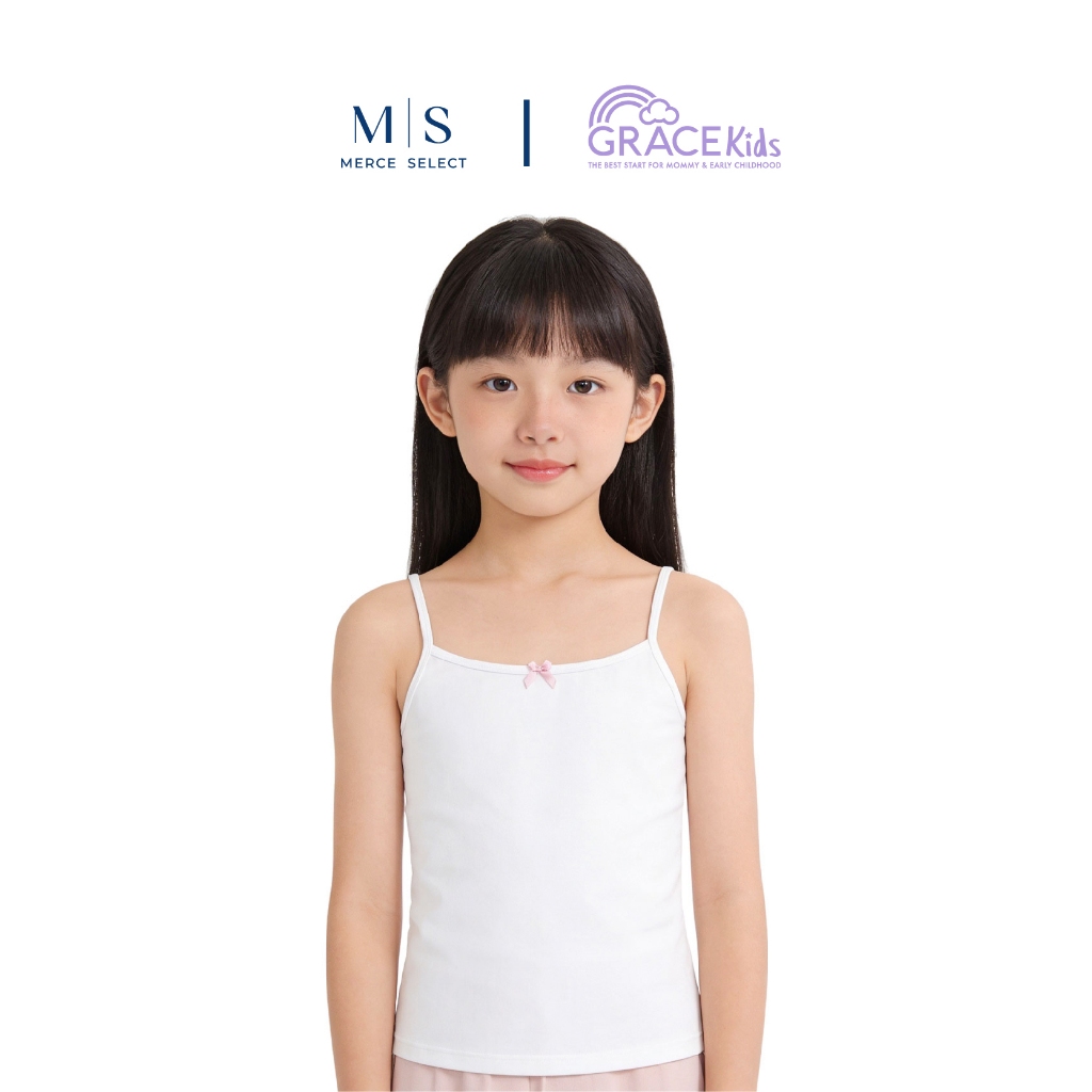 Gracekids เสื้อกล้ามสายเดี่ยวเด็กโตและผู้หญิง ผ้า Interlock เนียนนุ่ม เนื้อแน่น ใส่สบาย สำหรับซับใน เที่ยว นอนไซส์ L-3XL