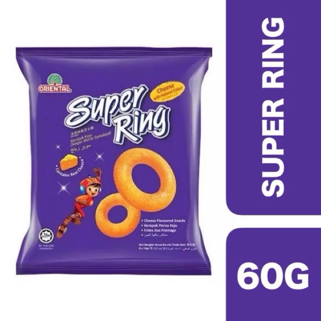 Super Ring รสชีส 60g*10 (ขายเป็นแพ็ค)