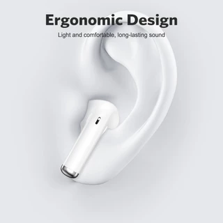 MEEGOO หูฟังไร้สาย TWS Bluetooth 6.0 สัมผัสควบคุม ตัดเสียงรบกวนคุยโทรศัพท์ ใช้หูเดี่ยว/คู่ได้ แบตกล่องชาร์จได้3-4รอบ