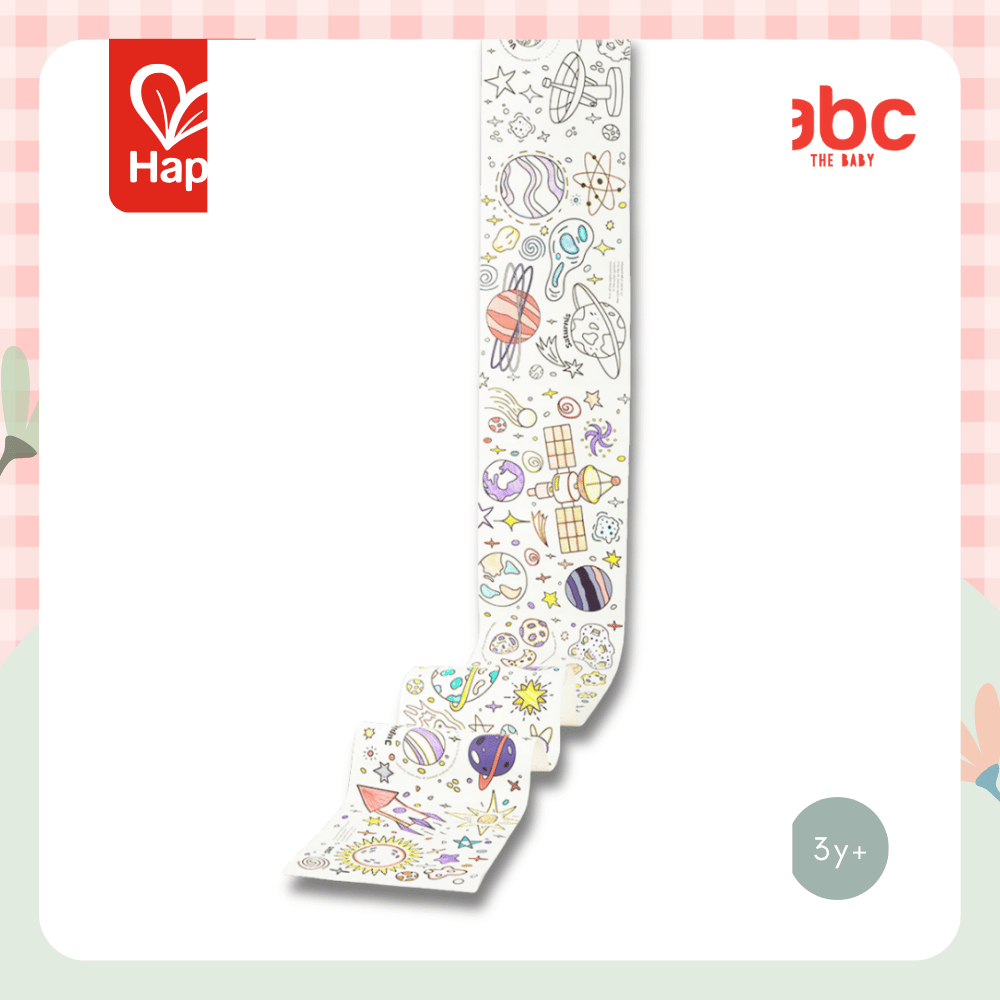 Hape Graffiti Scrolls - Space 太空主题涂鸦画纸卷 3岁+ 图片 7