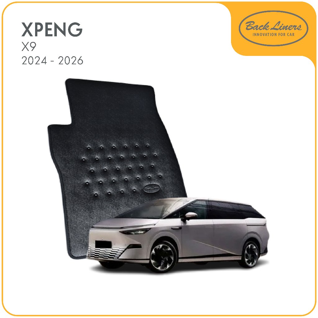 [Back Liners] XPENG พรมปูพื้นรถยนต์เข้ารูป XPENG X9 2024 - 2026