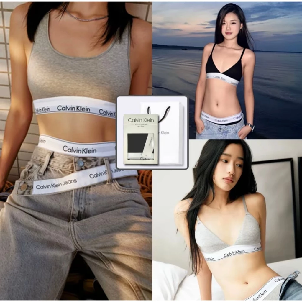เสื้อในสปอร์ต Calvin Klein ผู้หญิง ผ้าฝ้าย